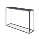 SIMPLEX Metalowy wąski wysoki stolik na korytarz minimalistyczny metal