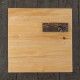 PINUS RAW 50 cm Stolik kawowy kwadratowy metalowa rama z drewnem szczotkowanym