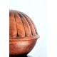 ROZA Łóżko metalowe ozdobne stylowe wezgłowie 140x200 cm miedź kolor