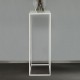 SIMPLEX Stolik 100cm wysokości metal biały do galerii