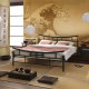 SEKO Łóżko metalowe160x200 cm japandi