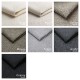 ATROX Łóżko 90x200 z zagłówkiem próbnik tkanin boucle
