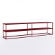 SIMPLEX Stolik pod telweizor 200 cm bordowy TV