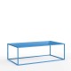 SIMPLEX Metalowy stolik do kawy kolorowy wiele kolorów niebieski 110x60 
