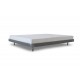 AERIES Łóżko metalowe 140x200 stalowe nowoczesne