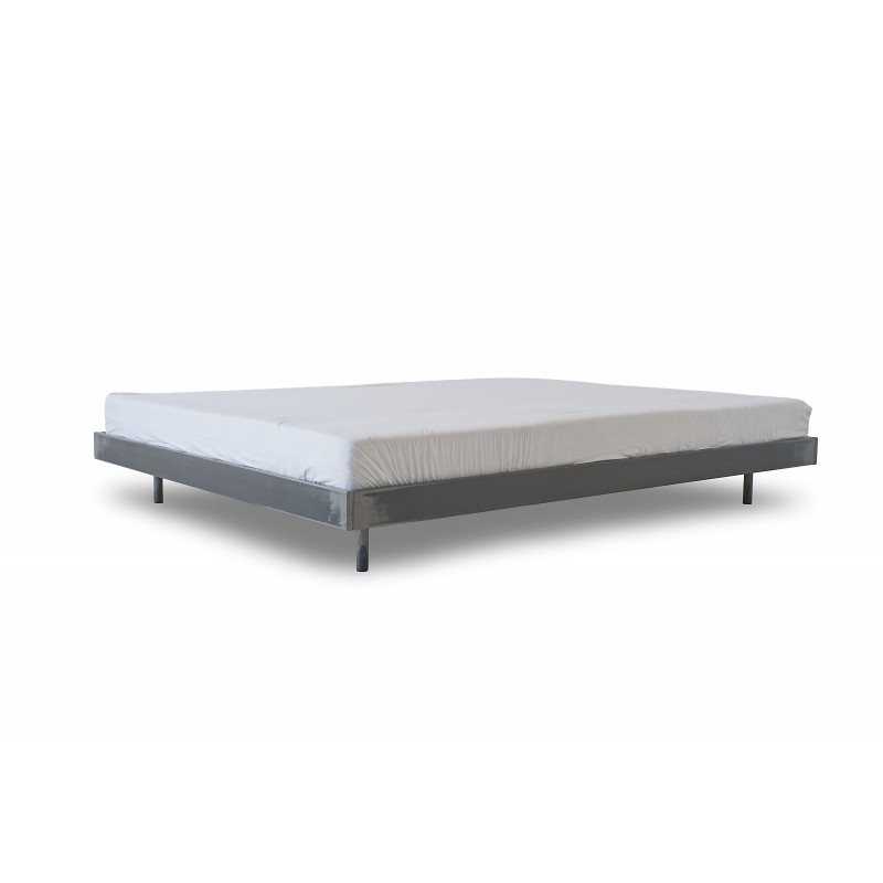 AERIES Łóżko metalowe 160x200 niskie
