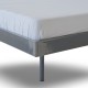 AERIES Łóżko metalowe 160x200 wysokie loft 