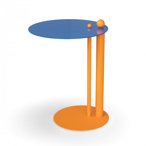 ORBIS DUO Stolik nocny granat i pomarancz