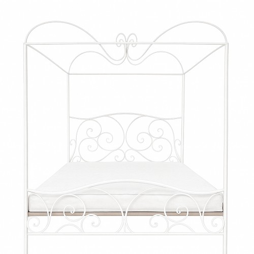 MEDIRAN II Łóżko metalowe 140x200 białe