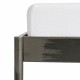CRUS Łóżko metalowe 140x200 surowe lakierowane