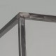 TERRA Łóżko metalowe z baldachimem surowy + lakier 180x200