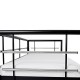 AS Kanapa łóżko metal chromowane pręty 120x200 cm